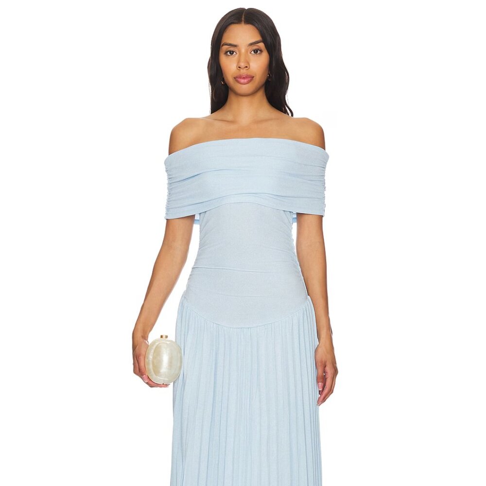 LIONESS Field Of Dreams Dress; Baby Blue Size Small